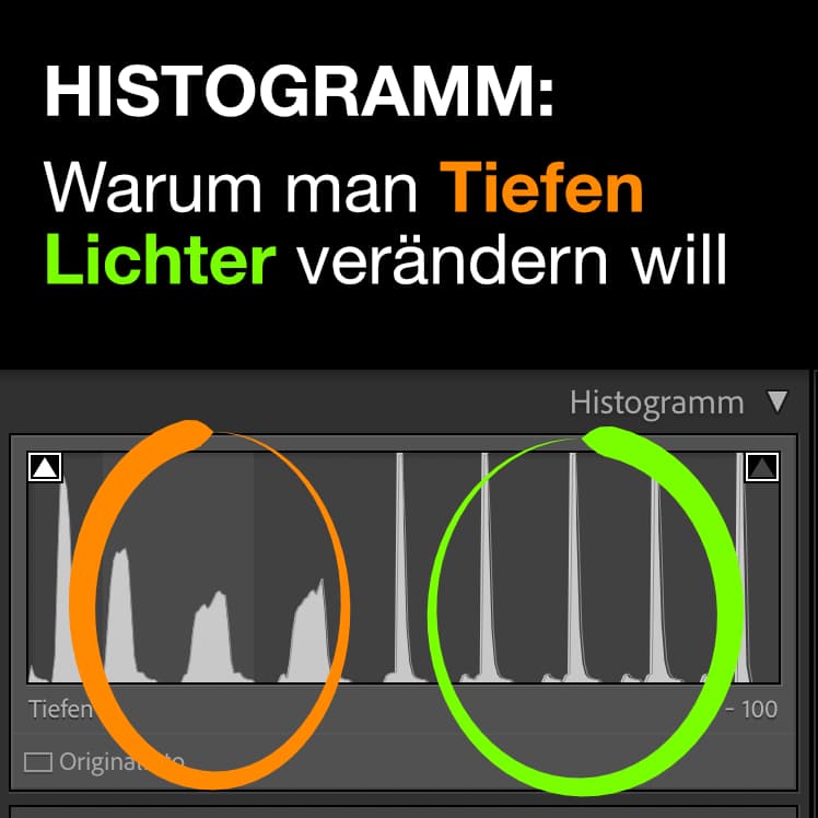 Histogramm: Warum man Lichter und Tiefen verändern will Histogramm: Warum man Lichter und Tiefen verändern will