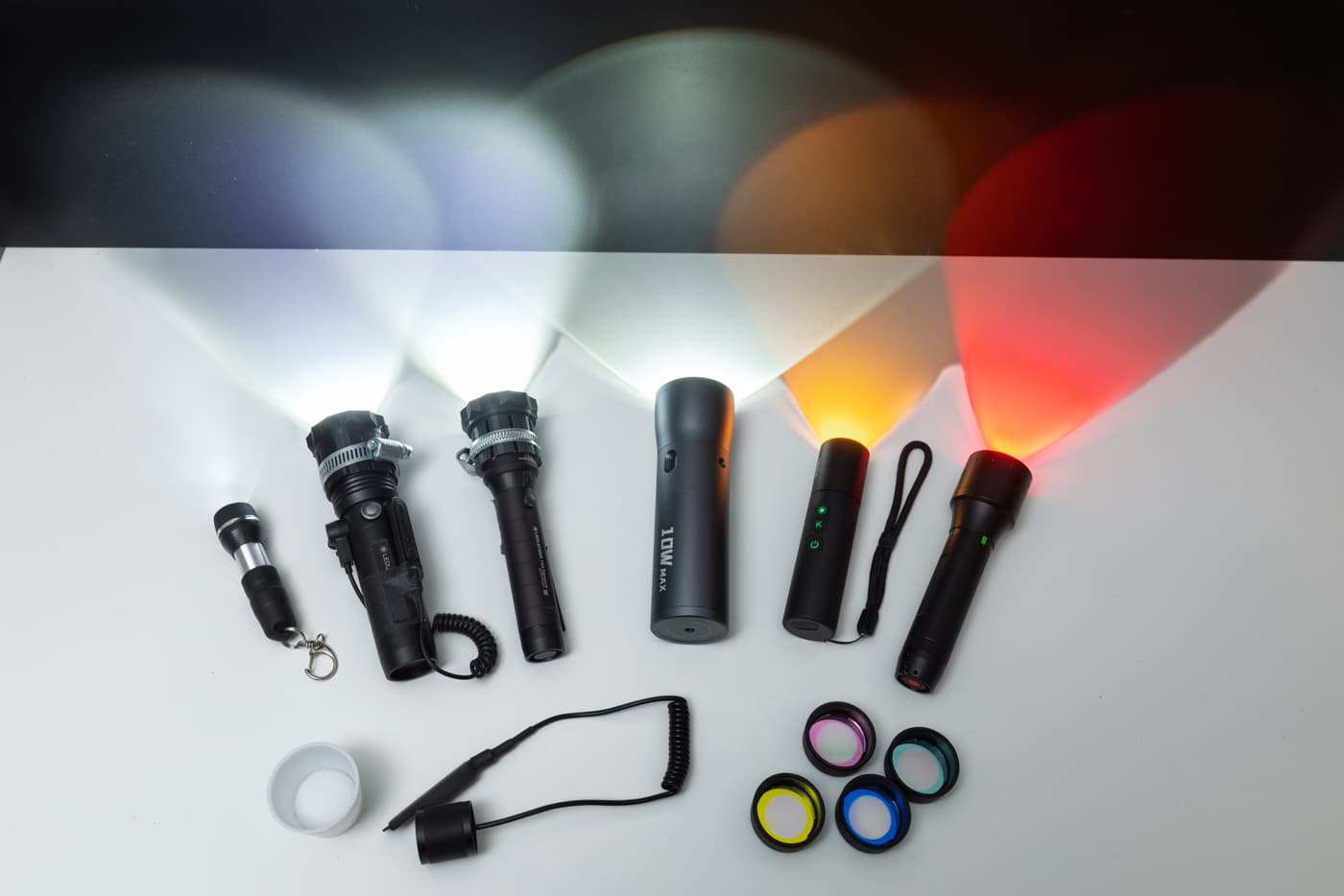 verschiedene Taschenlampen für Lightpainting verschiedene Taschenlampen für Lightpainting