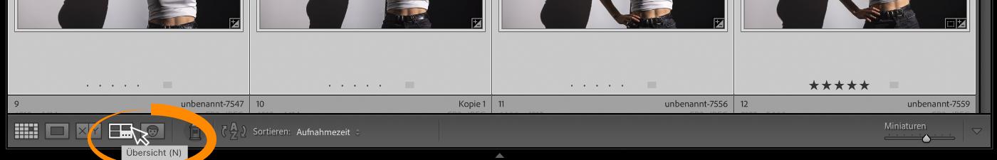 die Übersicht (Shortcut <kbd>n</kbd>) aktivieren die Übersicht (Shortcut <kbd>n</kbd>) aktivieren