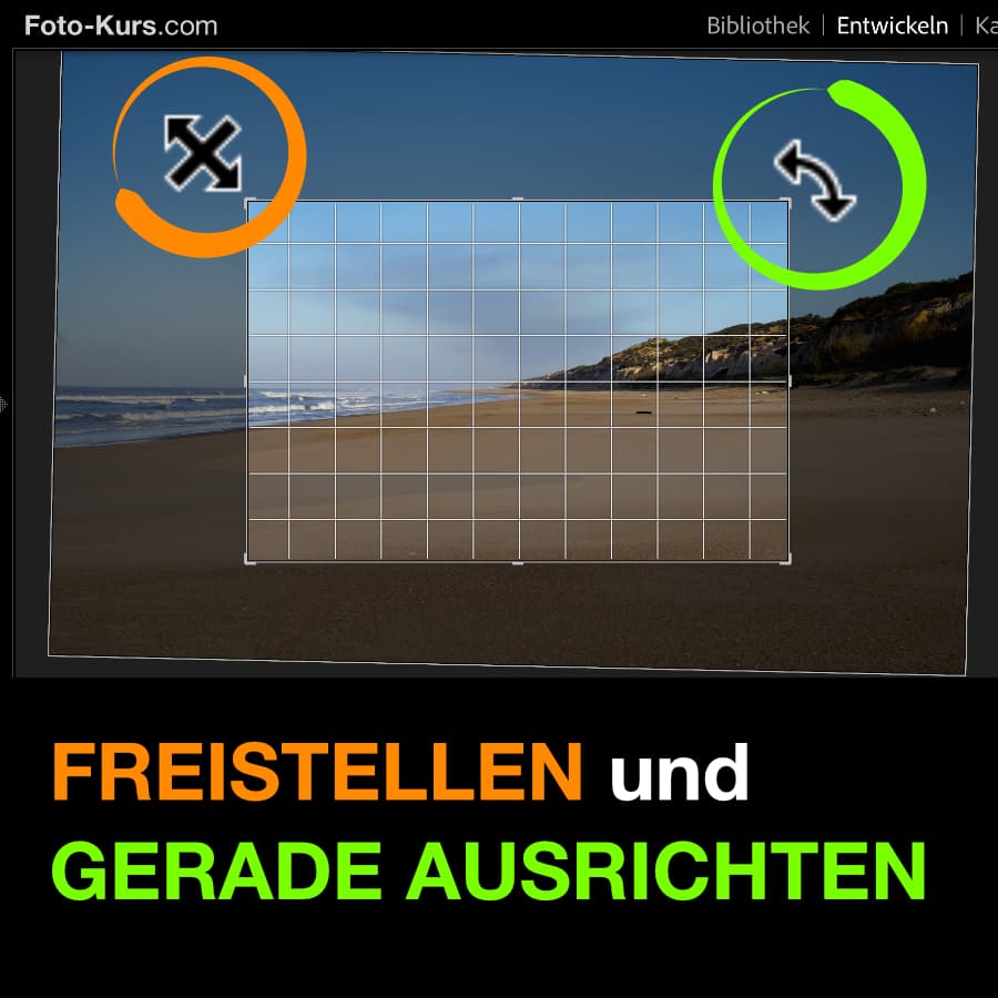 Lightroom: Fotos freistellen und gerade ausrichten Lightroom: Fotos freistellen und gerade ausrichten